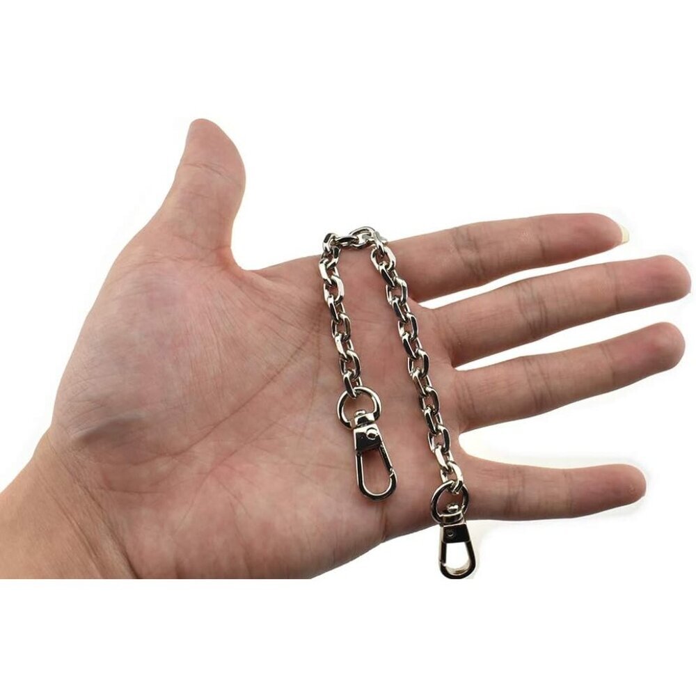 Thin 6mm Silver Metal Strap - Comfortable & Durable for Handbags and Clutches